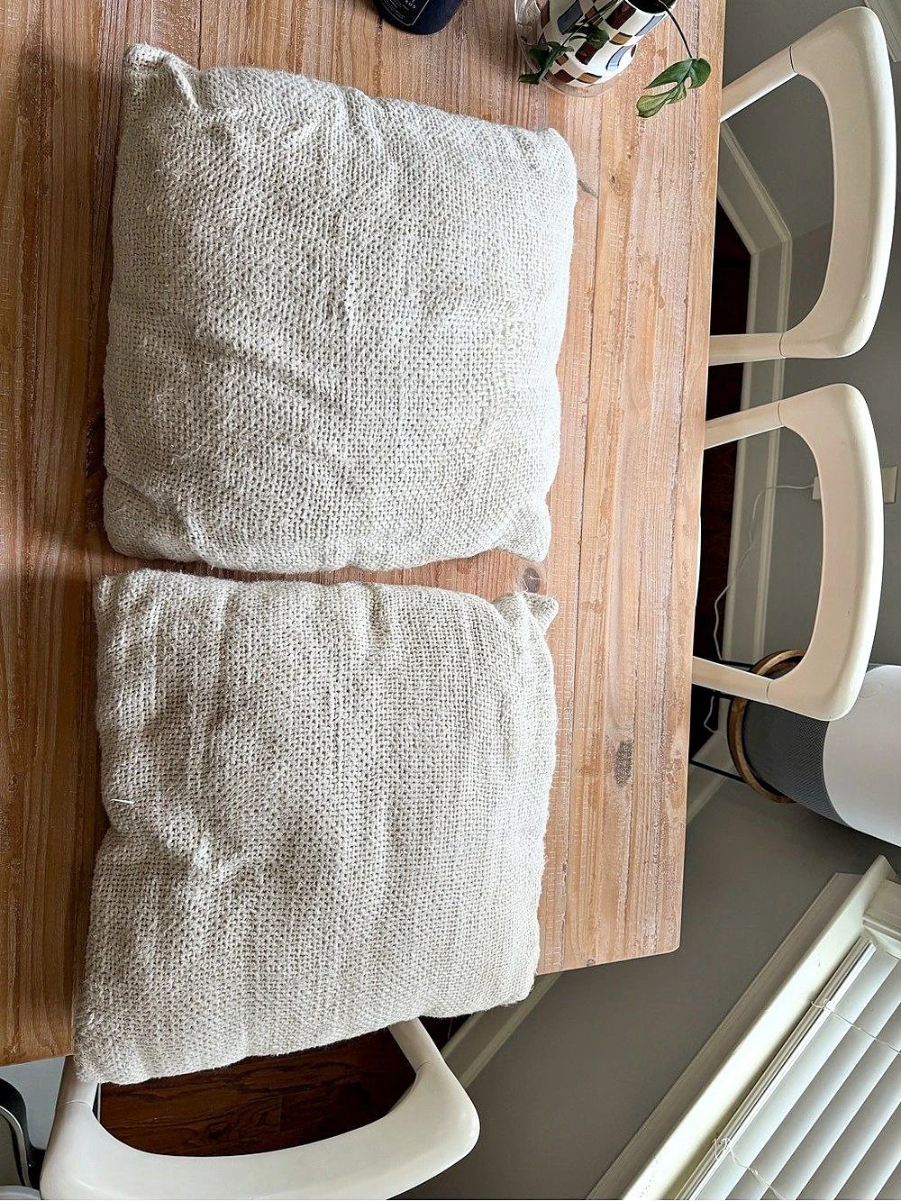 Pottery Barn Faye Linen Textured Pillow Cover Textured Cream Pillow Covers Set